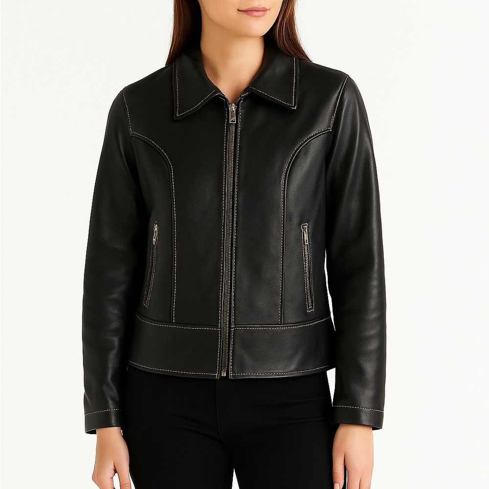 Authentic leather jacket - Picture 1 of 6